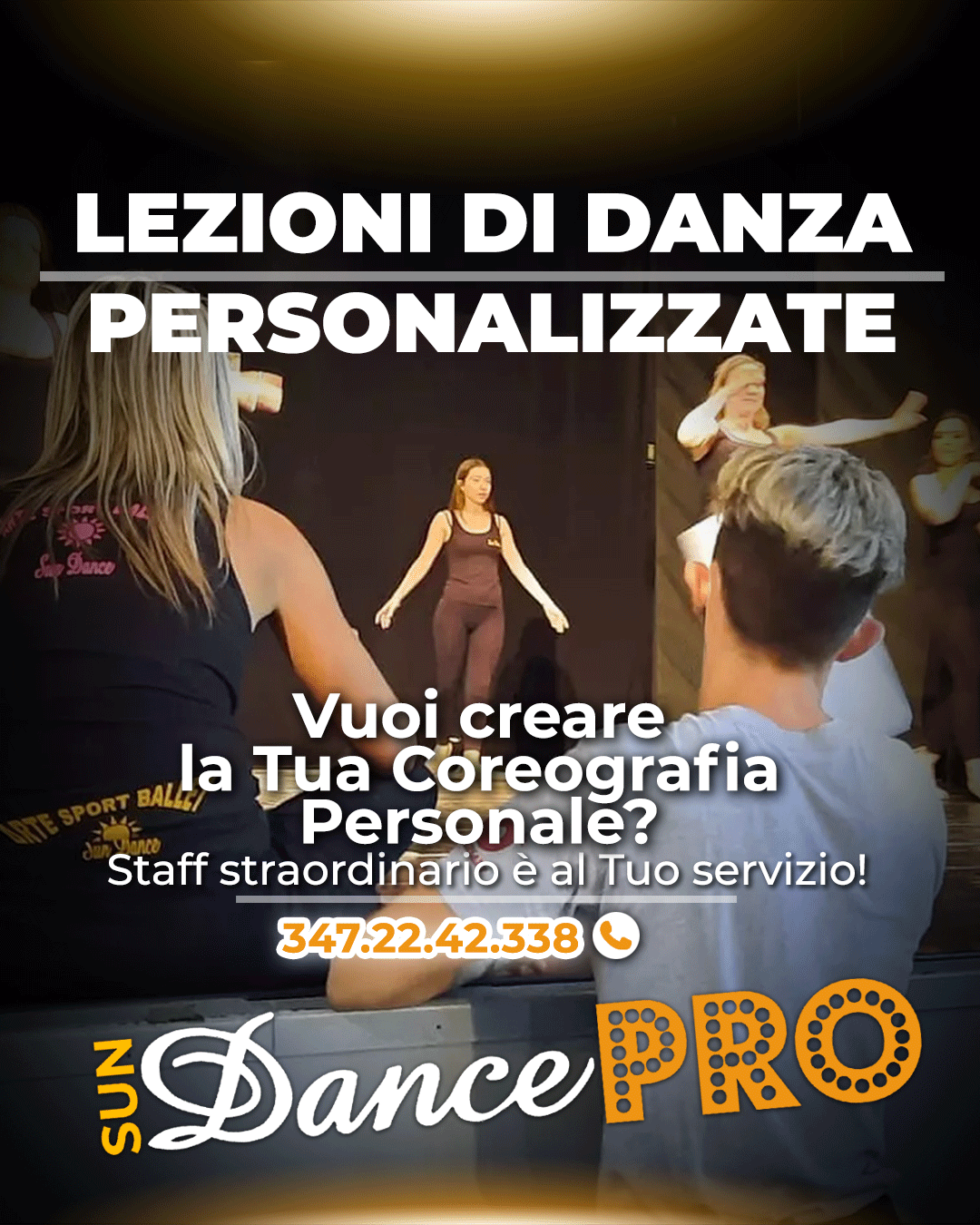 Progetto Professionale  di Danza individuale denominato sunDancePRO alla Scuola di Danza Sun Dance di Torino - Vuoi creare la tua Coreografia personale?